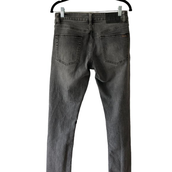 Volcom 2 X Vorta Charcoal Jeans Size 28 - Picture 2 of 9